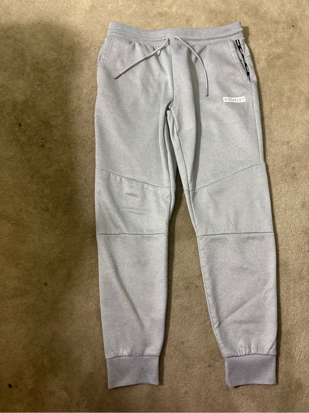 Hurley Light Gray Men's Jogger Sweatpants
